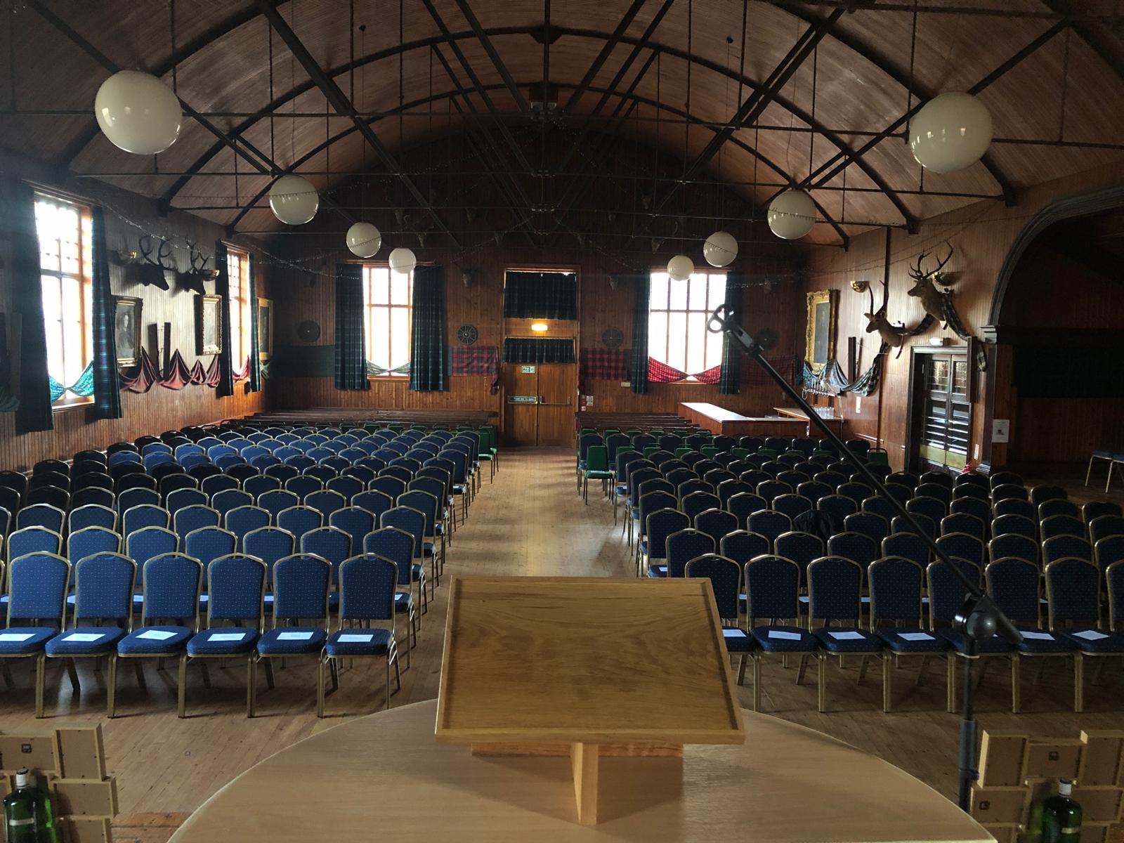 Funeral Service in Main Hall